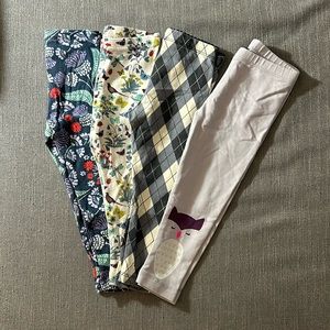 Tea Collection Leggings Bundle - 4 Pairs - Size 18-24 Months